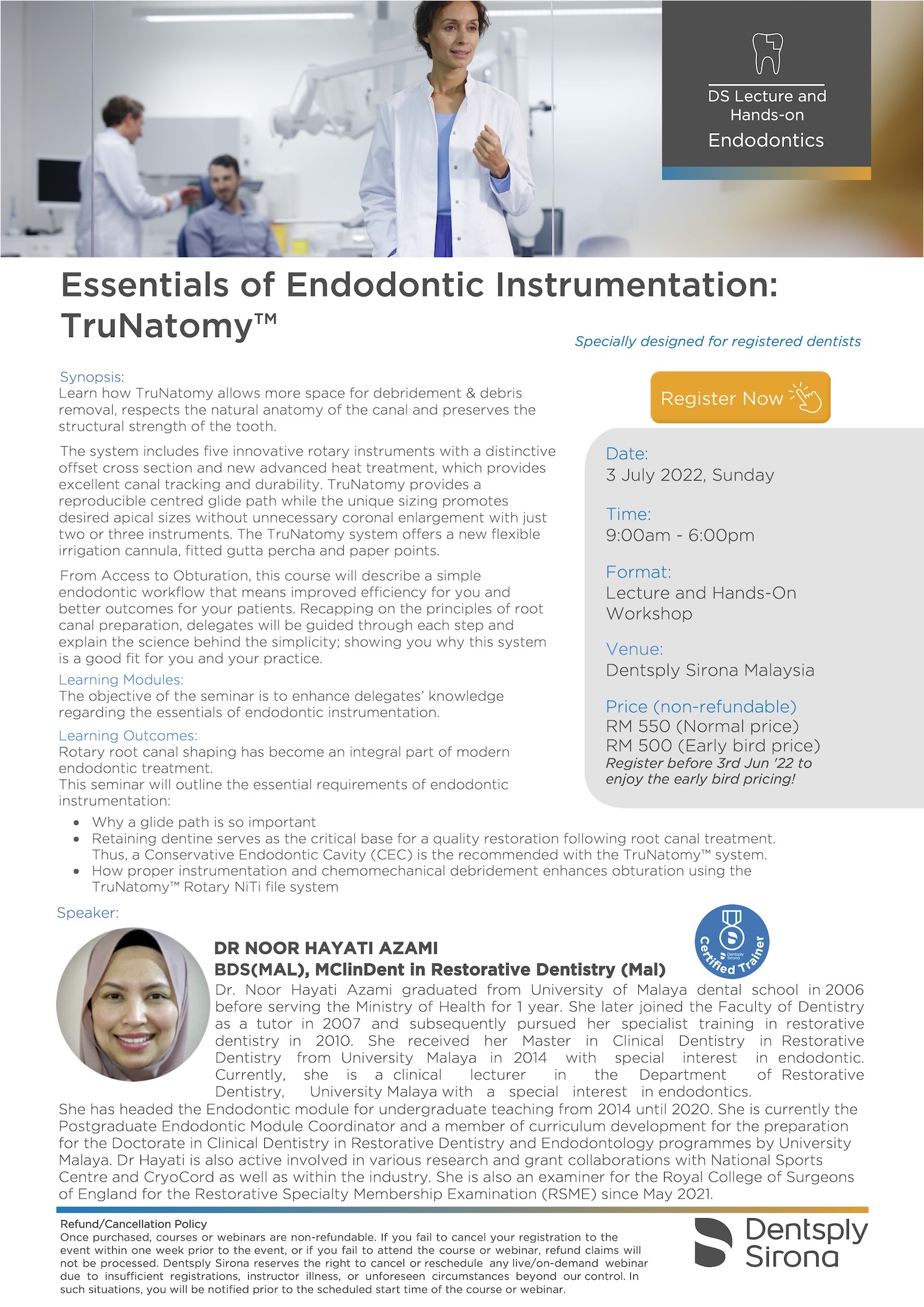 Essentials of Endodontic Instrumentation TruNatomy-Flyer-revised