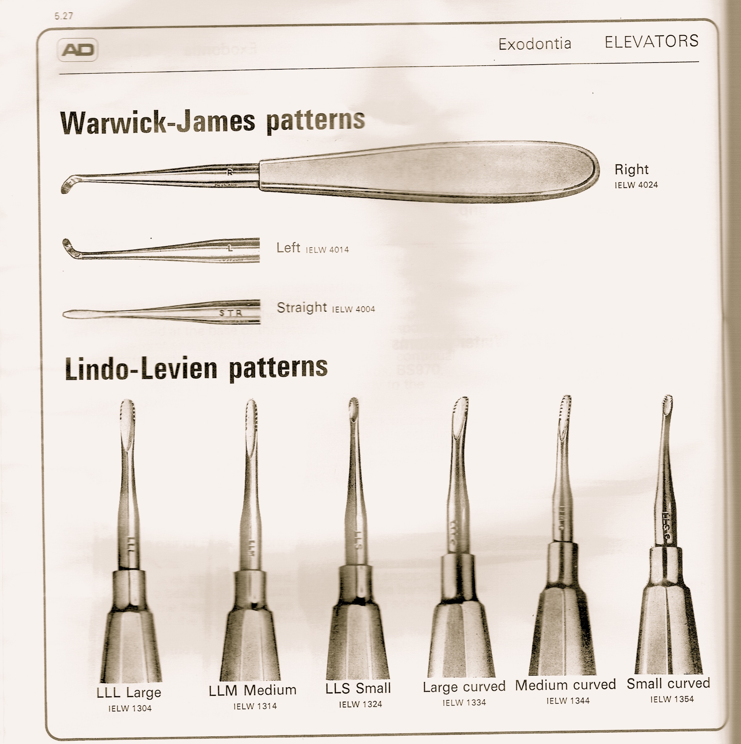 exodontia instruments