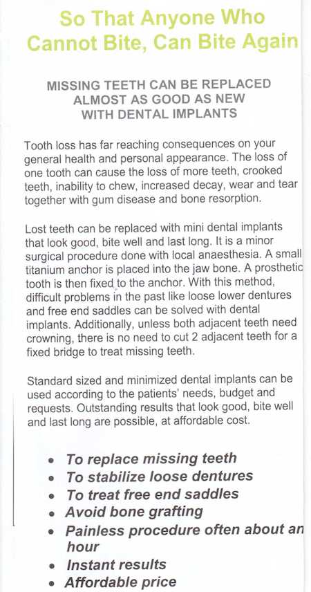 FernandezLim Klang dentistsnearby Brochure2