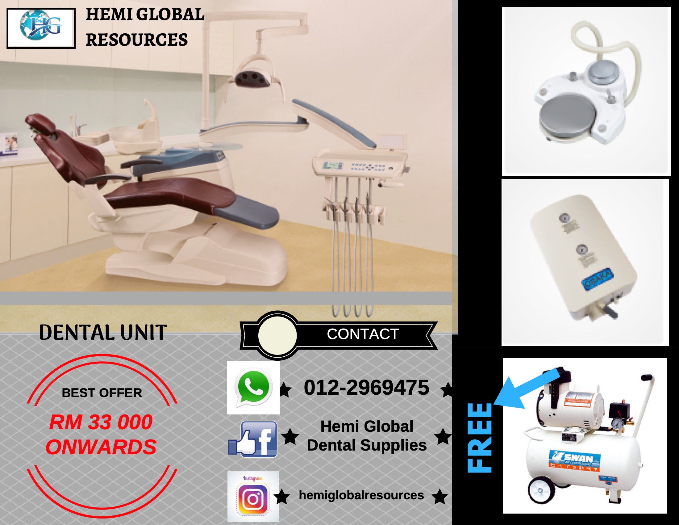 [Ad] Dental Chair Package Promo Dental Clinics, Dentists, Klinik Gigi