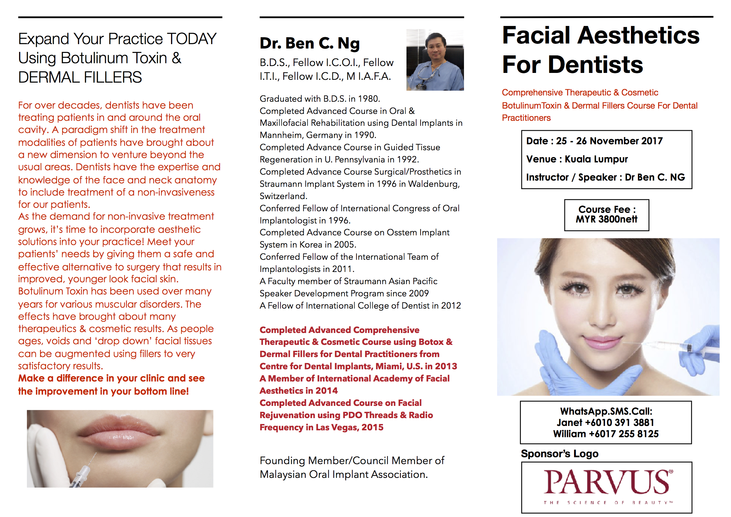 Facial Aesthetics For Dentists Dental Clinics, Dentists, Klinik Gigi