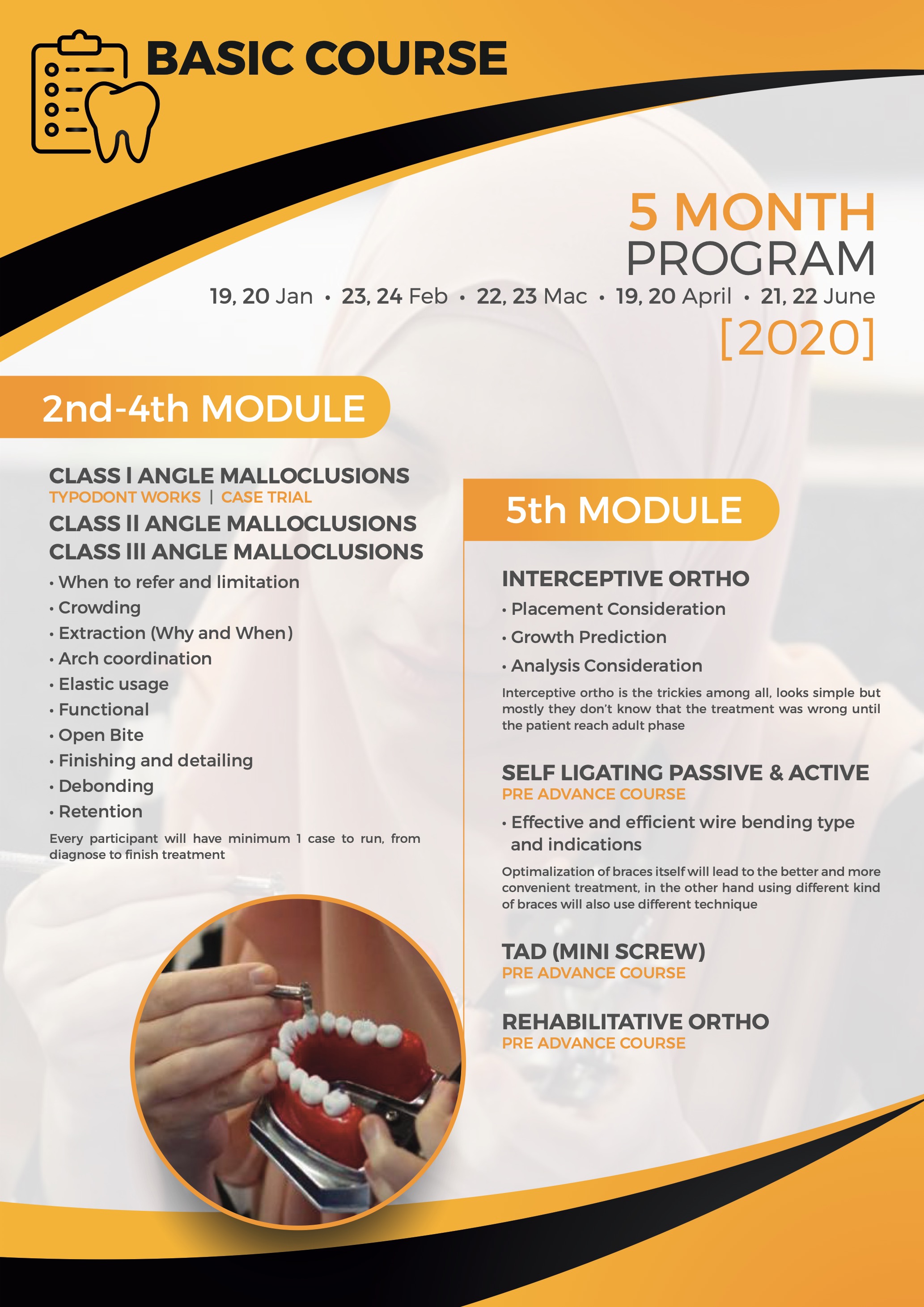 Bread & Butter Orthodontic 5 Modules Dental Clinics