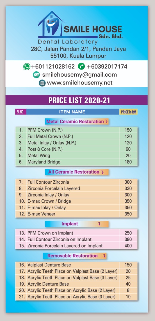 [Ad] 50 Off For Crown Cases Smile House Dental Lab Dental Clinics